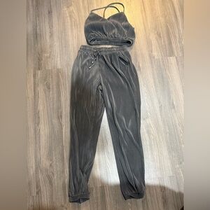 Stylish Gray Women's two piece set